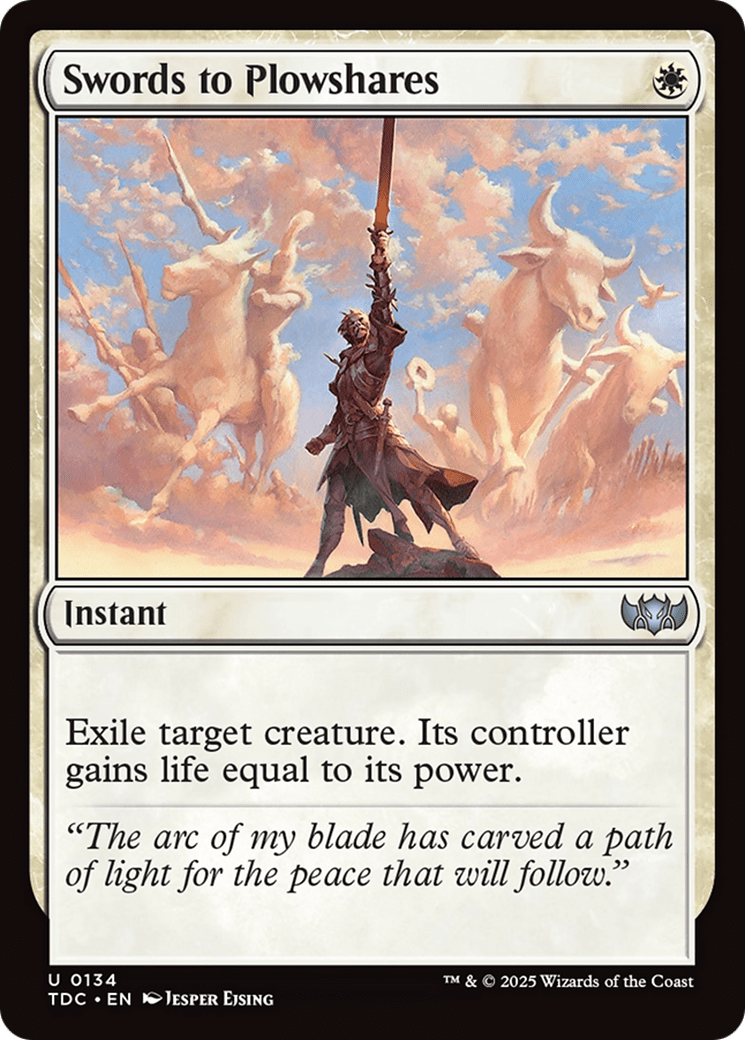 Swords to Plowshares (134) [Commander: Tarkir: Dragonstorm]
