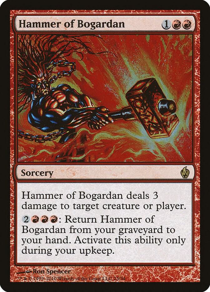 Hammer of Bogardan 23/34 (Premium Deck Series: Fire and Lightning)  - Foil