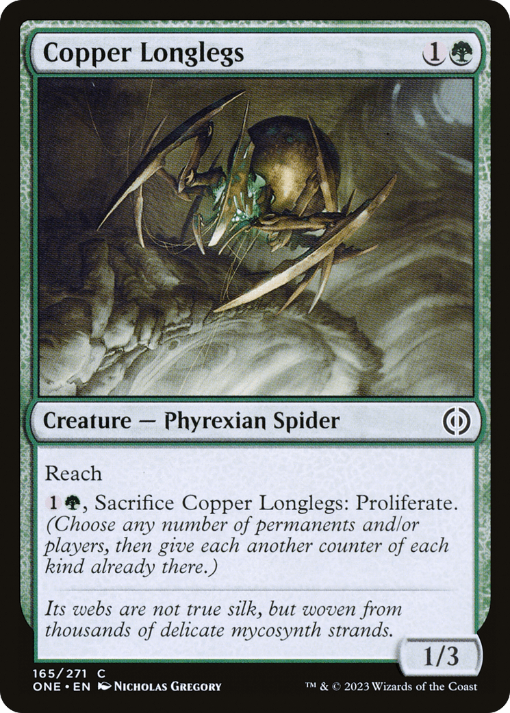 Copper Longlegs [Phyrexia: All Will Be One] Foil