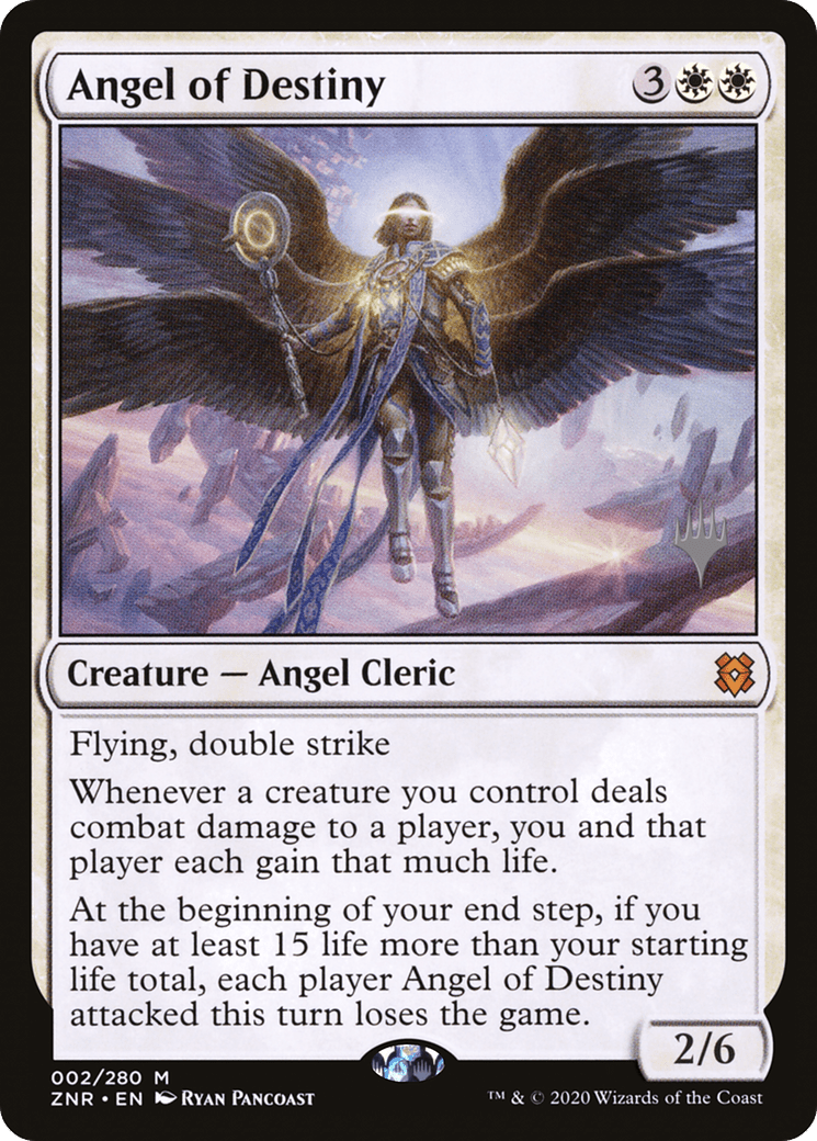 Angel of Destiny (Promo Pack) [Zendikar Rising Promos] Foil