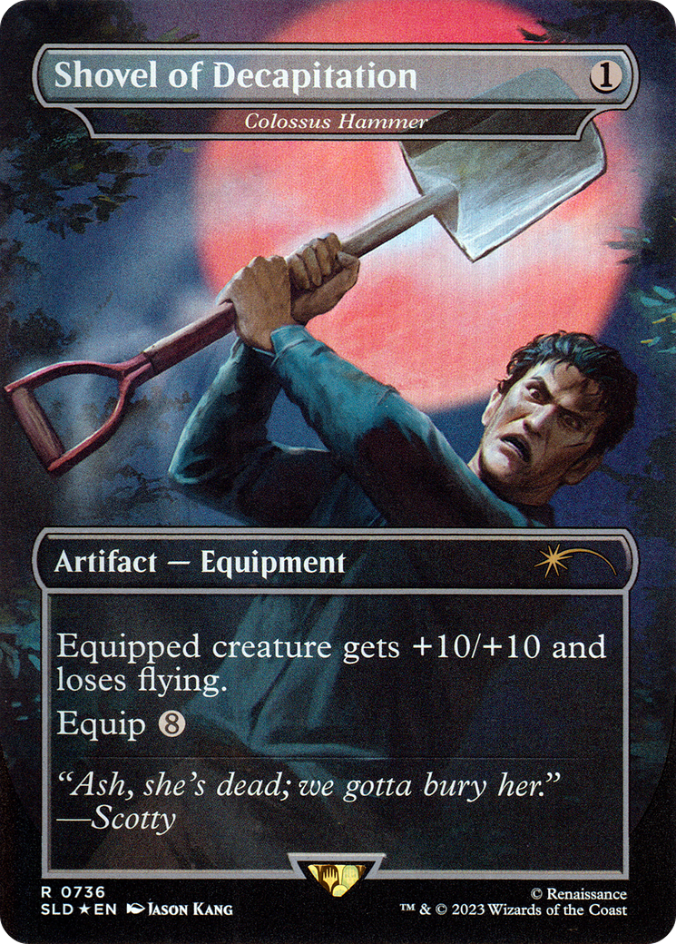 Shovel of Decapitation - Colossus Hammer [Secret Lair Drop Series] Foil