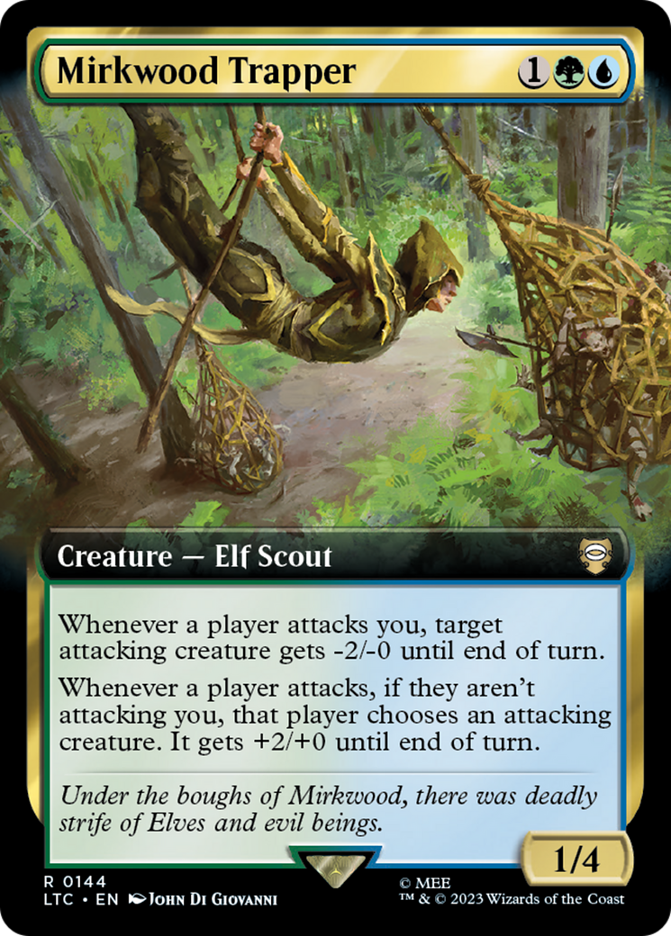 Mirkwood Trapper (Extended Art) [The Lord of the Rings: Tales of Middle-Earth Commander] Foil
