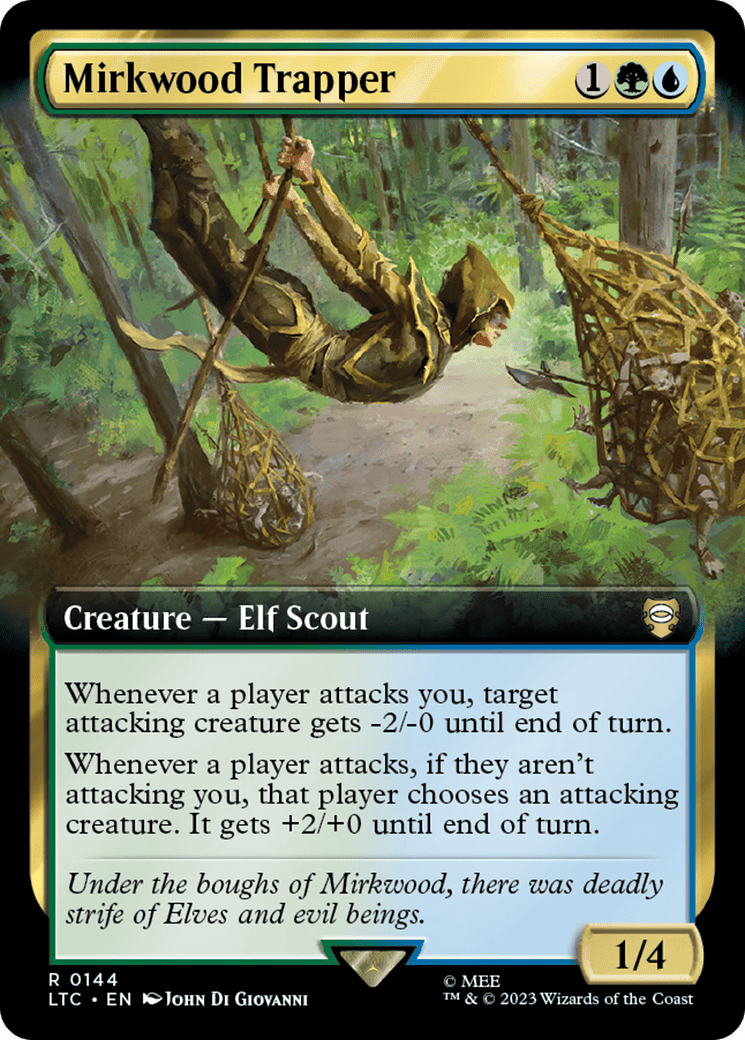 Mirkwood Trapper (Extended Art) [The Lord of the Rings: Tales of Middle-Earth Commander] Foil
