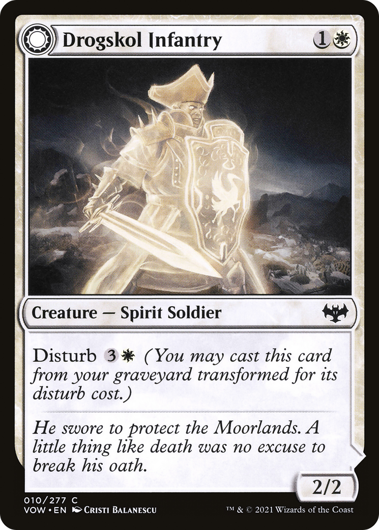 Drogskol Infantry // Drogskol Armaments [Innistrad: Crimson Vow] Foil