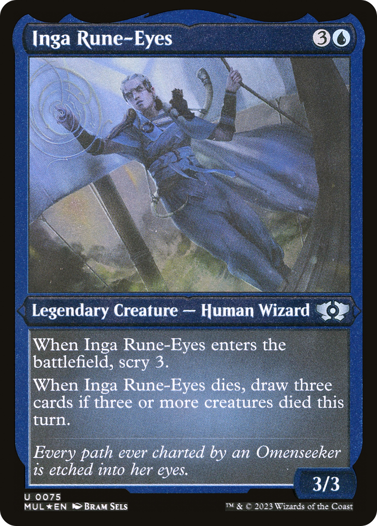 Inga Rune-Eyes (Foil Etched) |  Foil (075) [Multiverse Legends]