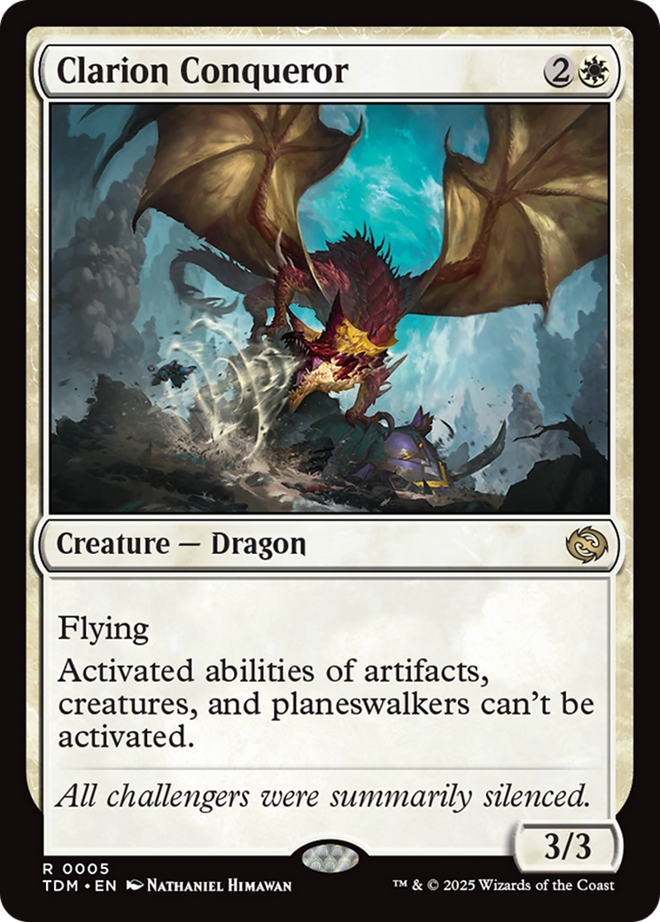 Clarion Conqueror (005) [Tarkir: Dragonstorm]  Foil