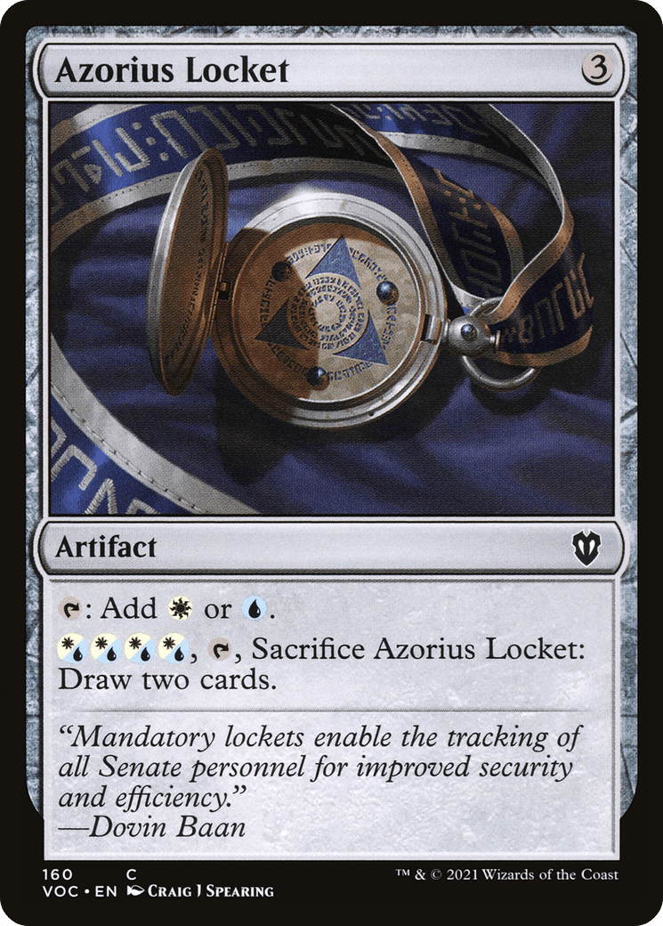 Azorius Locket [Innistrad: Crimson Vow Commander]