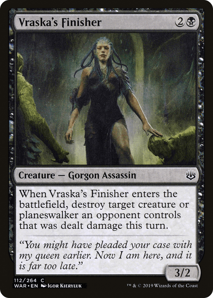 Vraska's Finisher [War of the Spark] Foil