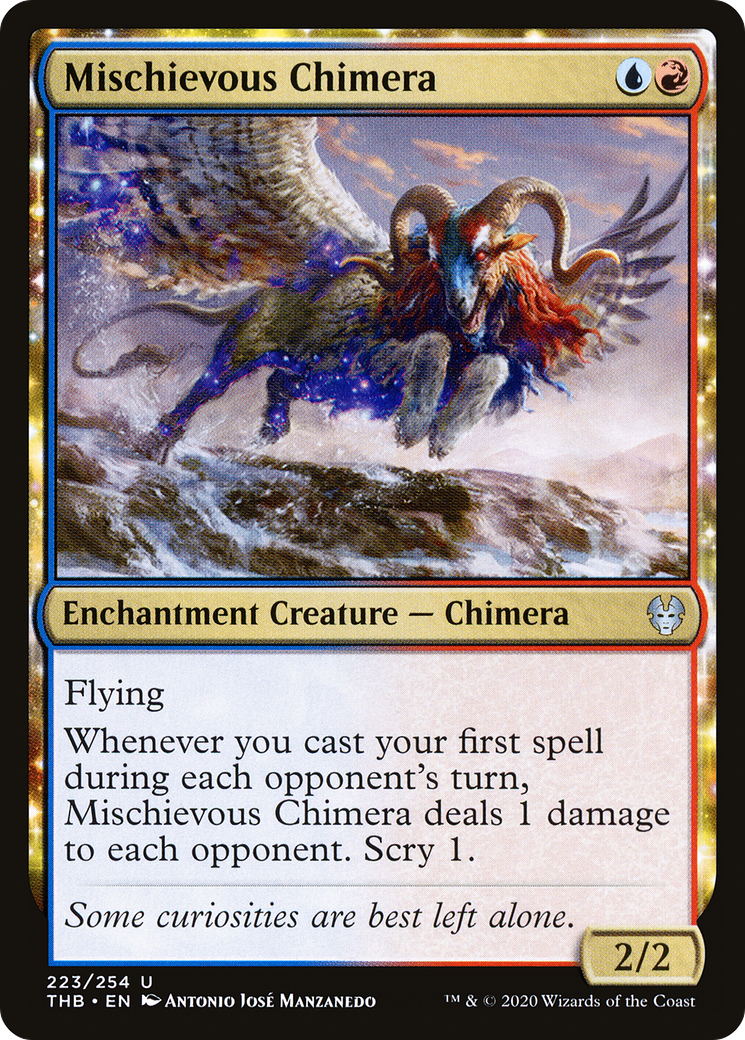 Mischievous Chimera [Theros Beyond Death] Foil