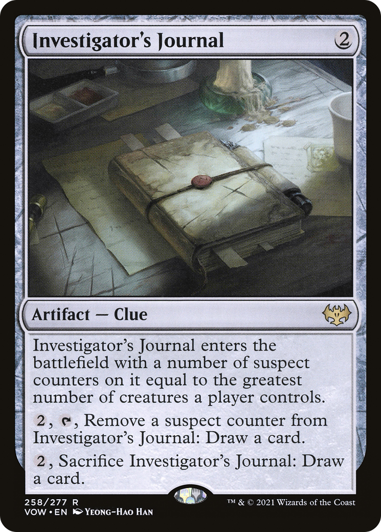 Investigator's Journal [Innistrad: Crimson Vow] Foil