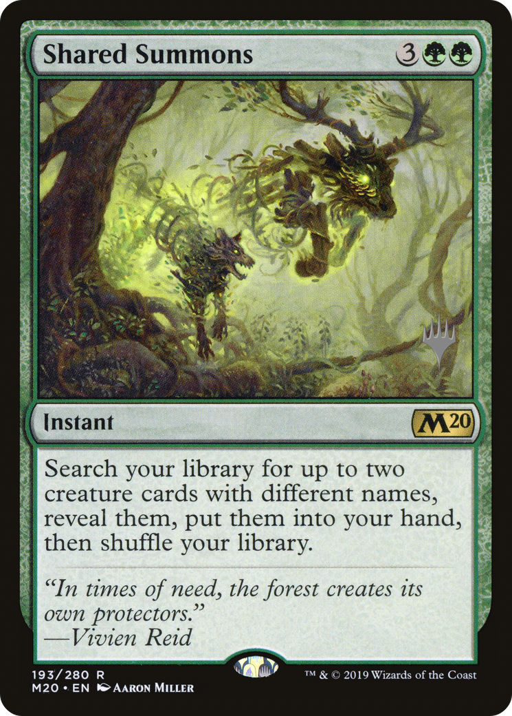 Shared Summons (Promo Pack) [Core Set 2020 Promos] Foil