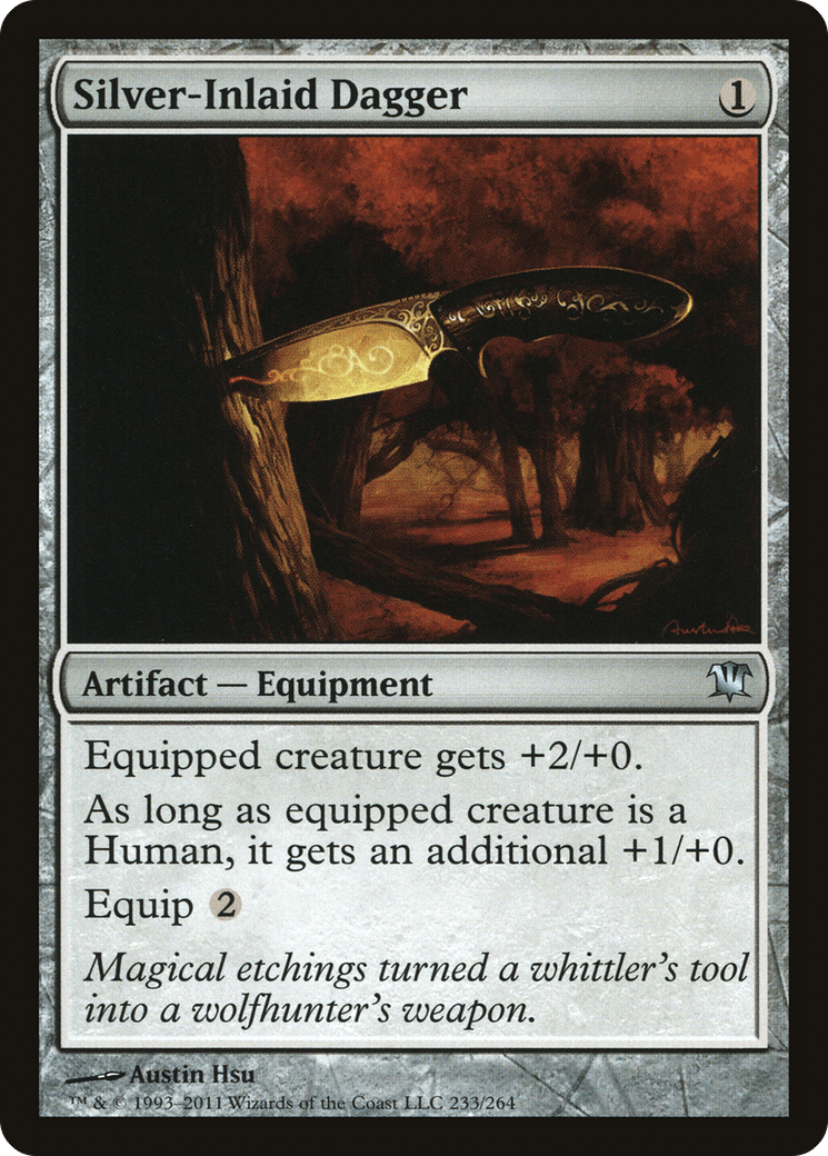 Silver-Inlaid Dagger [Innistrad] Foil