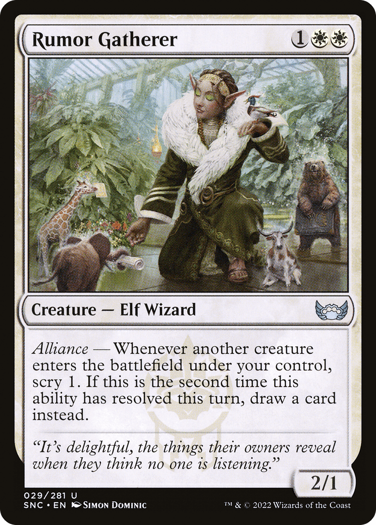 Rumor Gatherer [Streets of New Capenna] Foil