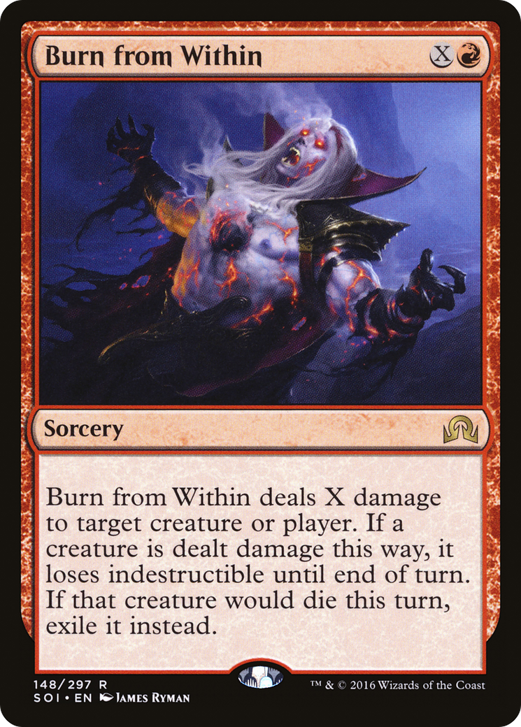 Burn from Within [Shadows over Innistrad] Foil