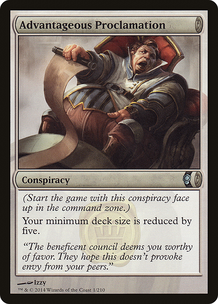 Advantageous Proclamation [Conspiracy] Foil