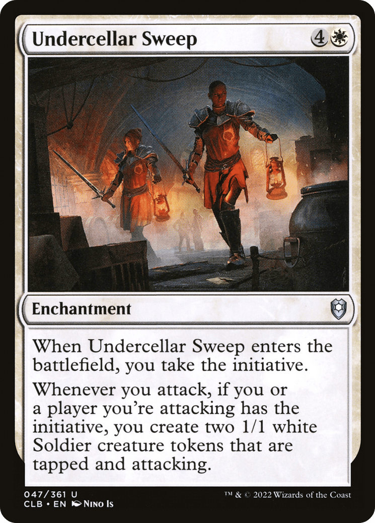 Undercellar Sweep [Commander Legends: Battle for Baldur's Gate] Foil