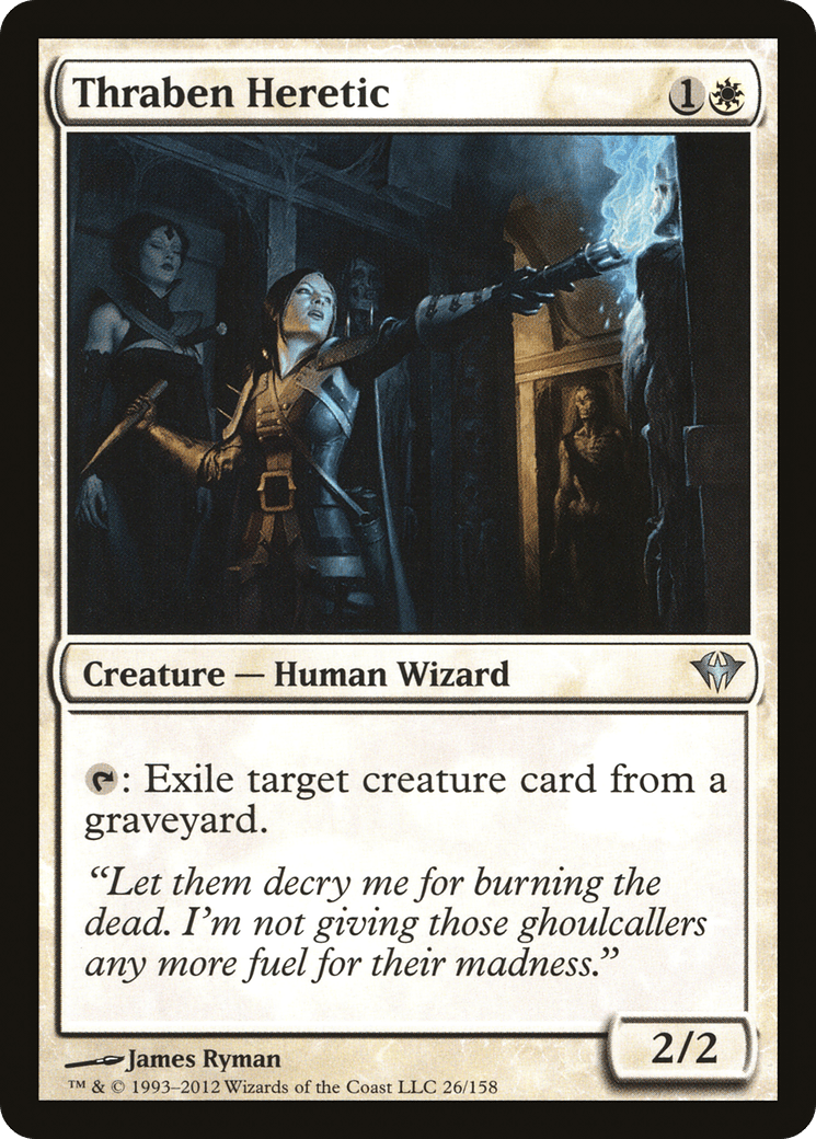 Thraben Heretic [Dark Ascension] Foil