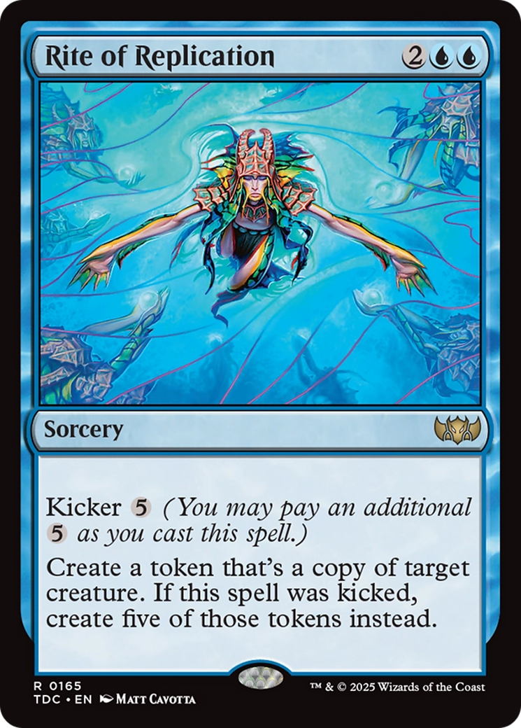 Rite of Replication (165) [Commander: Tarkir: Dragonstorm]