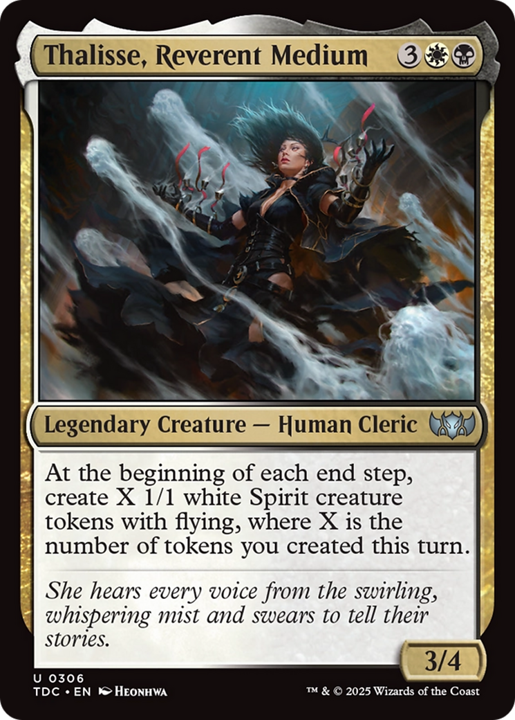 Thalisse, Reverent Medium (306) [Commander: Tarkir: Dragonstorm]