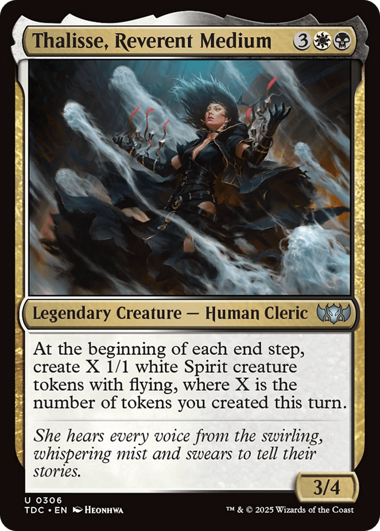 Thalisse, Reverent Medium (306) [Commander: Tarkir: Dragonstorm]