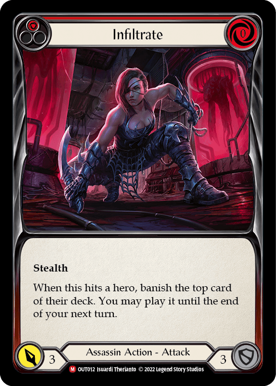 Infiltrate [OUT012] (Outsiders)  Rainbow Foil
