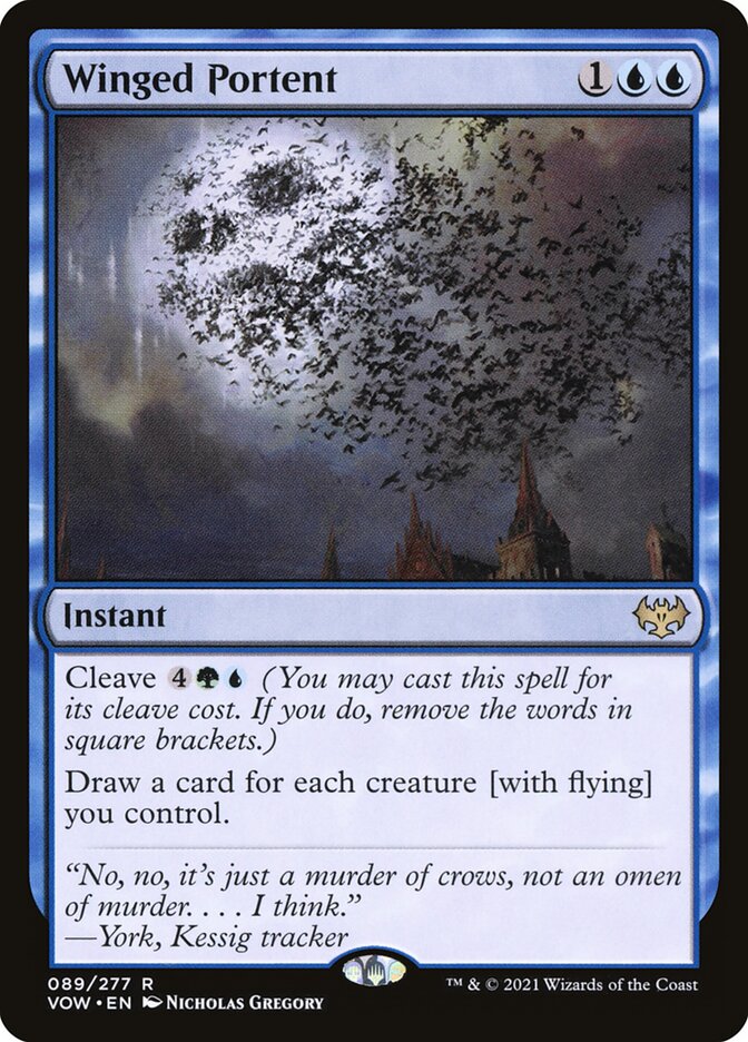 Winged Portent 89/277 (Innistrad: Crimson Vow) 