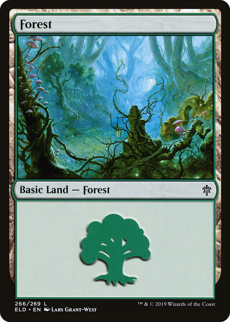Forest (266) [Throne of Eldraine] Foil
