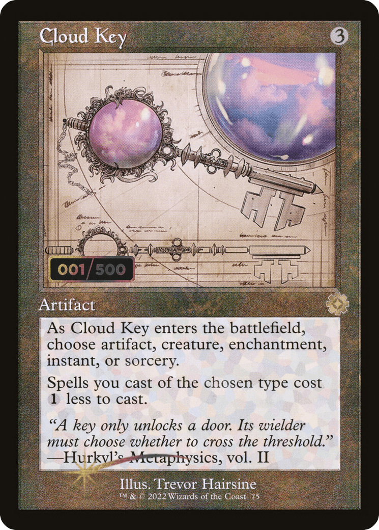 Cloud Key (Retro Schematic) (Serialized) [The Brothers' War Retro Artifacts]