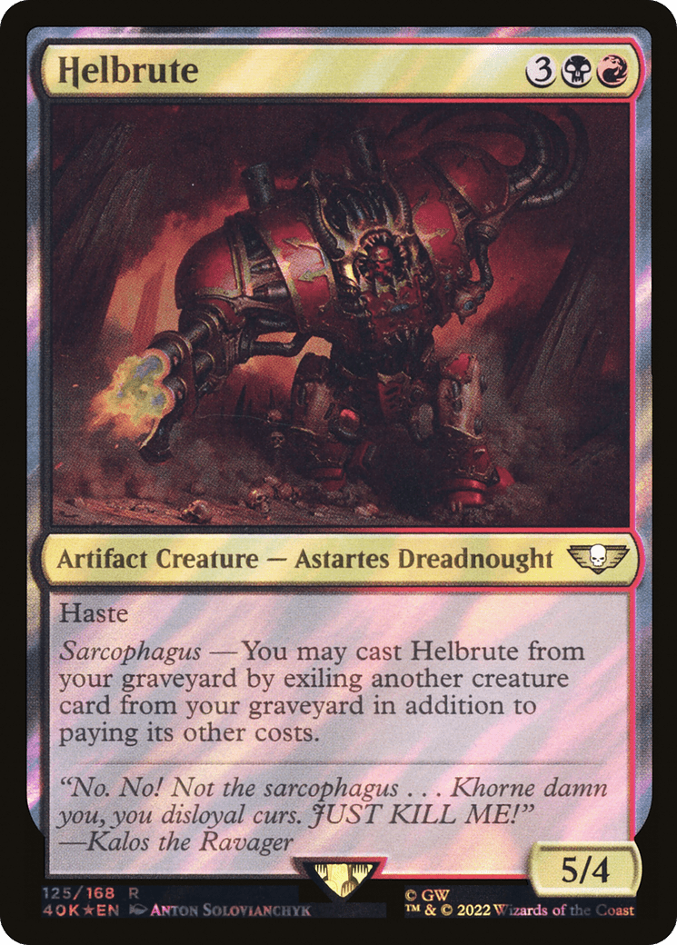 Helbrute (Surge Foil) [Warhammer 40,000]