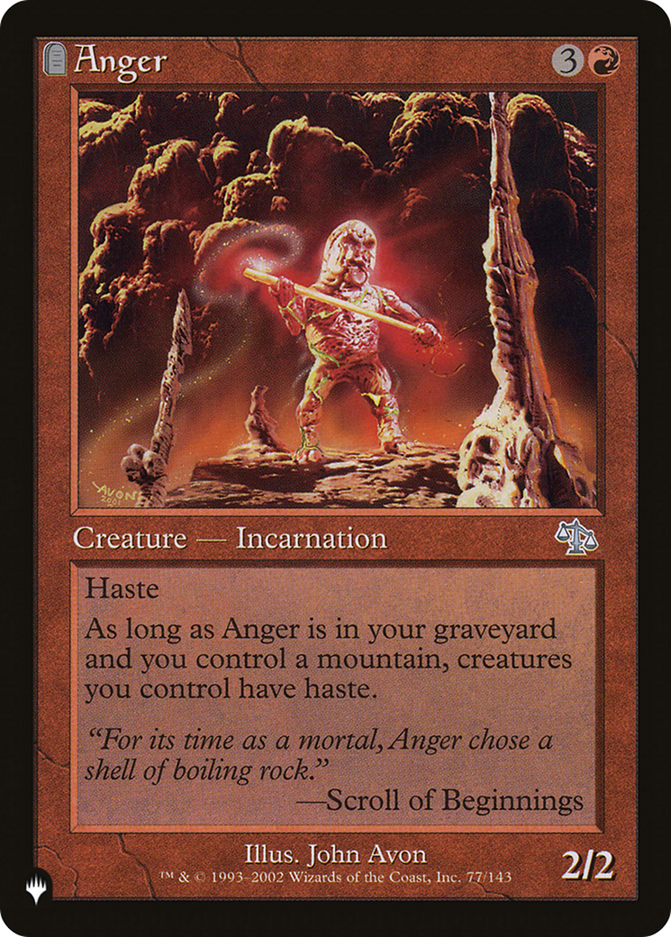 Anger |  (JUD-77) [The List]