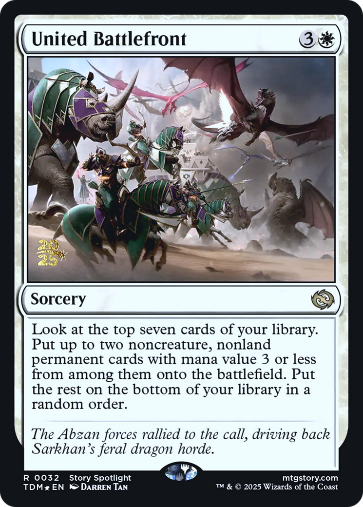 United Battlefront (032) [Prerelease Cards]  Foil