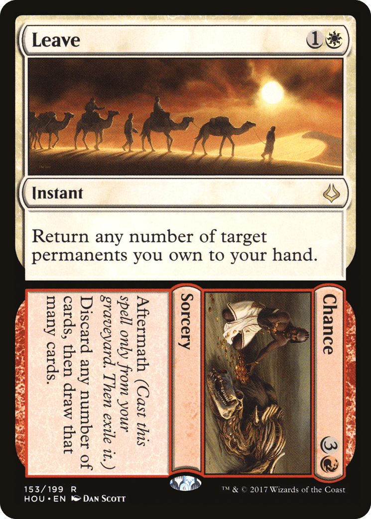 Leave // Chance [Hour of Devastation] Foil
