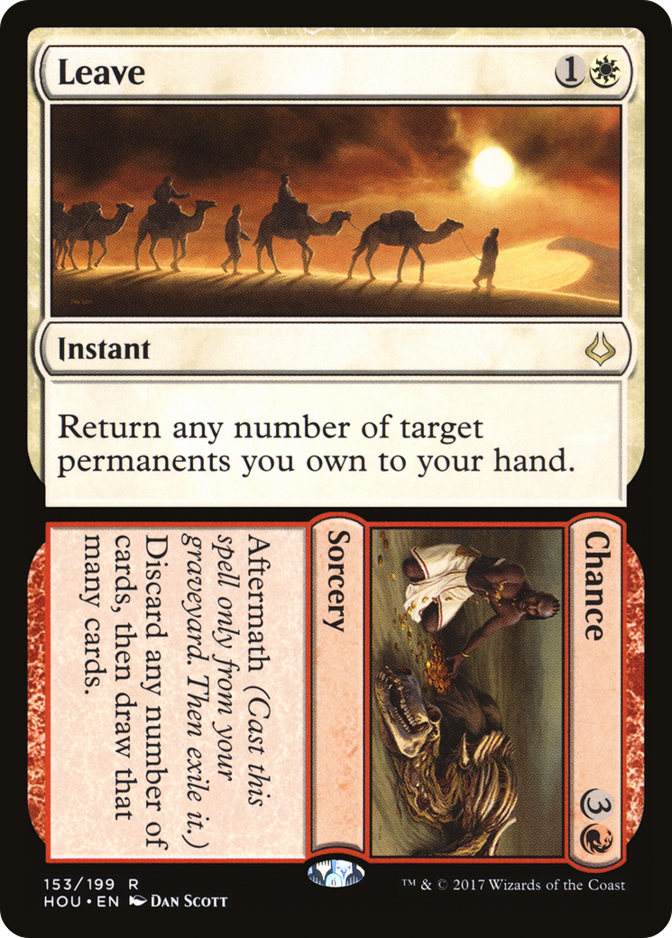 Leave // Chance [Hour of Devastation] Foil