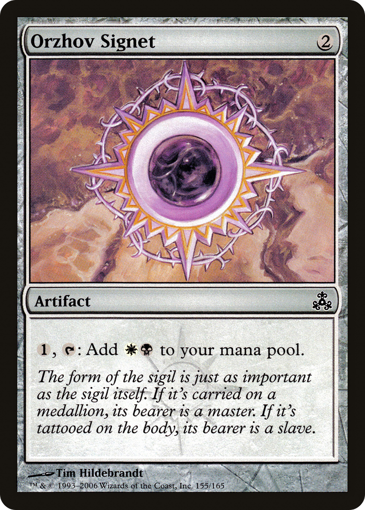 Orzhov Signet [Guildpact] Foil
