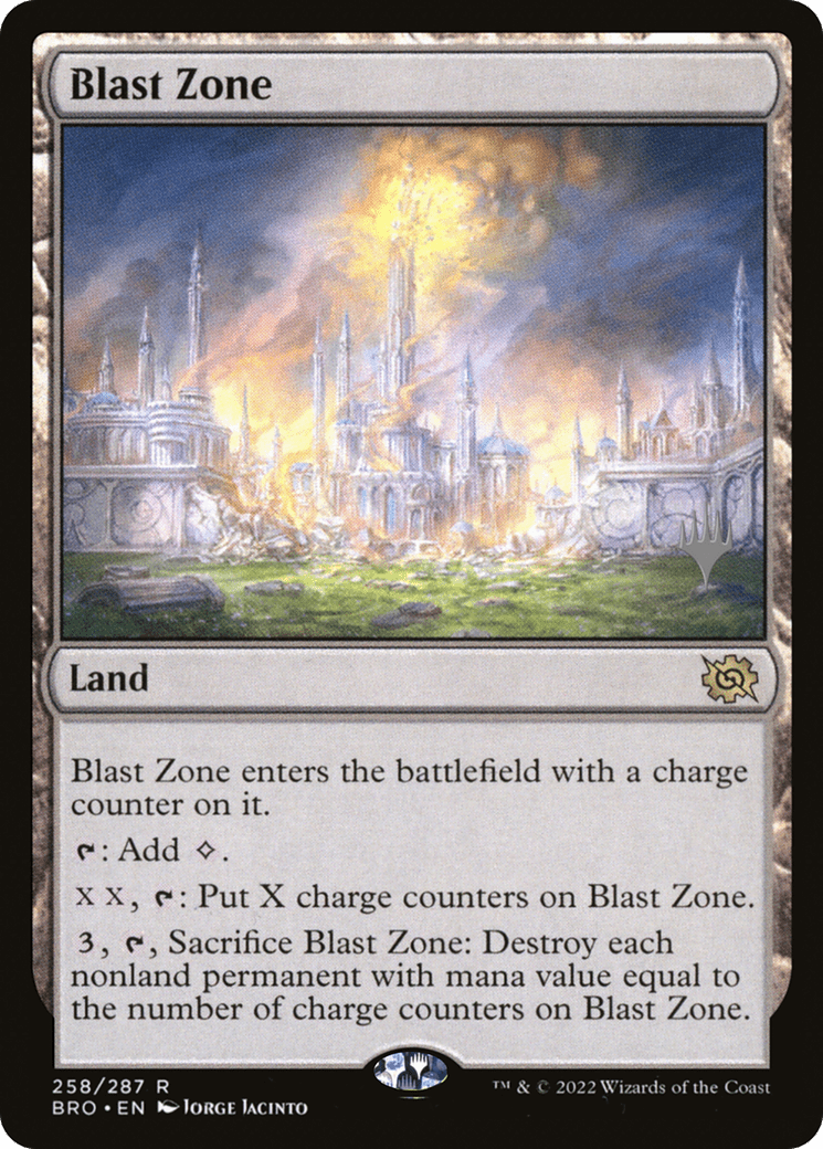 Blast Zone (Promo Pack) [The Brothers' War Promos] Foil