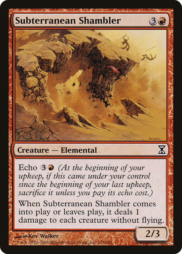 Subterranean Shambler [Time Spiral] Foil