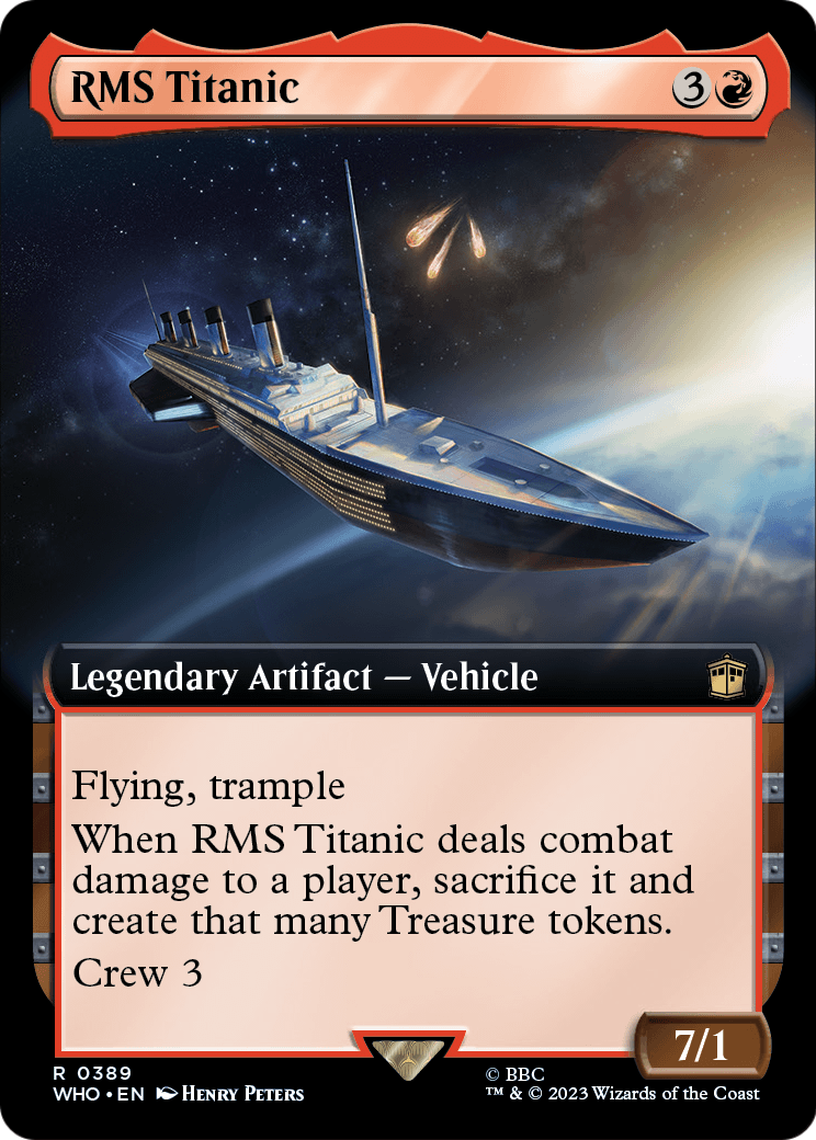 RMS Titanic (Extended Art) [Doctor Who] Foil