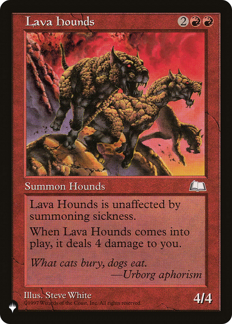 Lava Hounds |  (WTH-109) [The List]