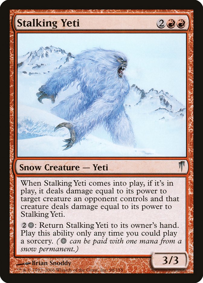 Stalking Yeti 98/155 (Coldsnap) 