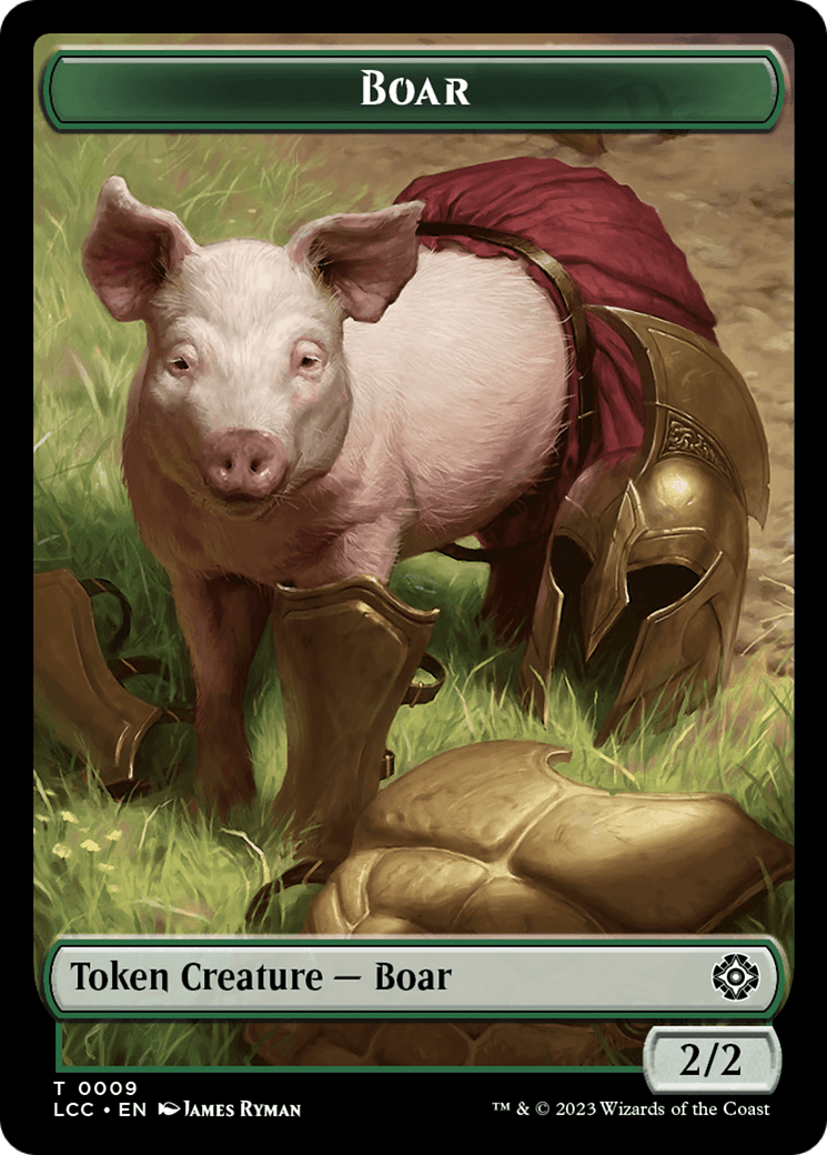 Boar (TLCC-009) - The Lost Caverns of Ixalan Commander Tokens