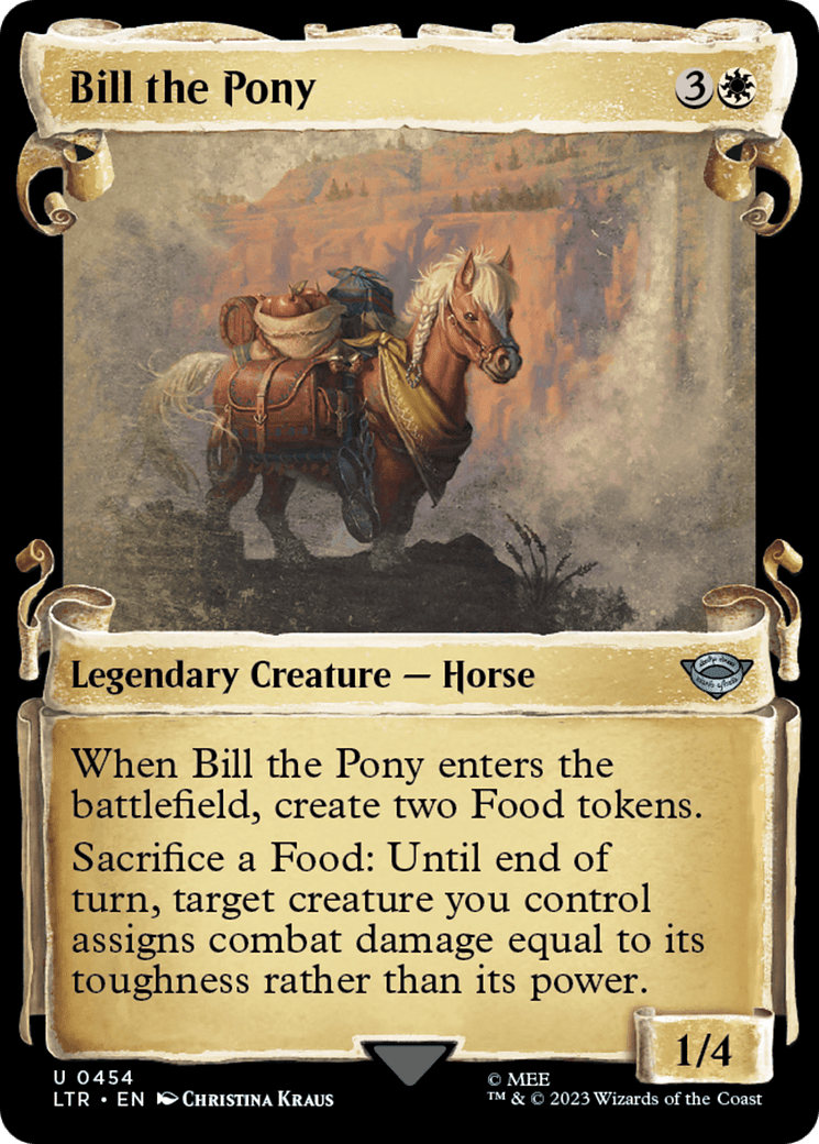 Bill the Pony [The Lord of the Rings: Tales of Middle-Earth Showcase Scrolls] Foil
