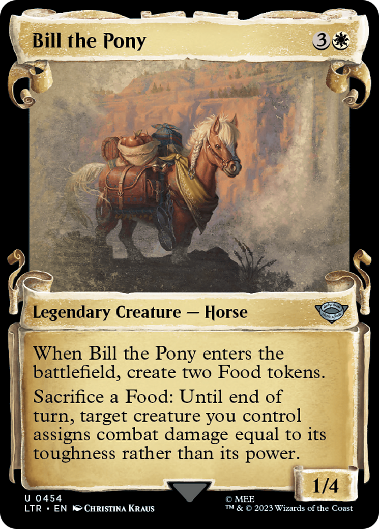 Bill the Pony [The Lord of the Rings: Tales of Middle-Earth Showcase Scrolls] Foil