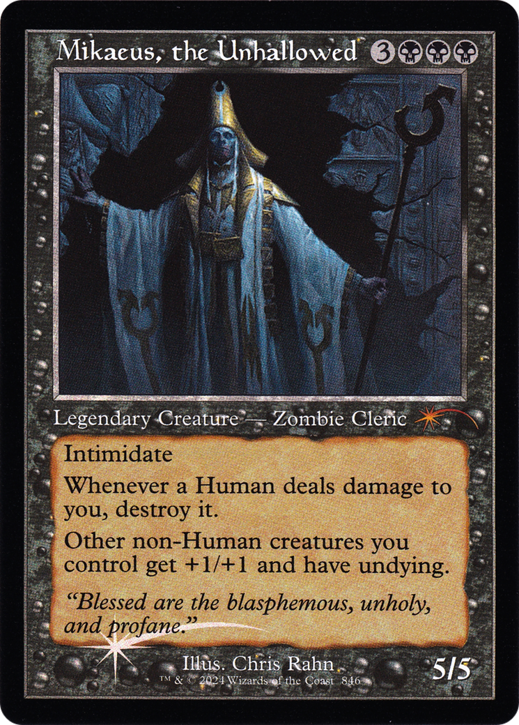 Mikaeus, the Unhallowed (Retro Frame) (846) [Secret Lair Drop Series]  Foil