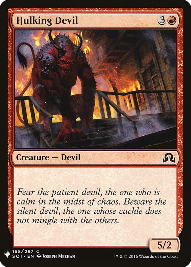 Hulking Devil |  (SOI-165) [The List]