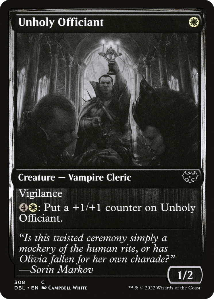 Unholy Officiant [Innistrad: Double Feature] Foil