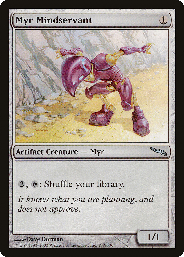 Myr Mindservant [Mirrodin] Foil