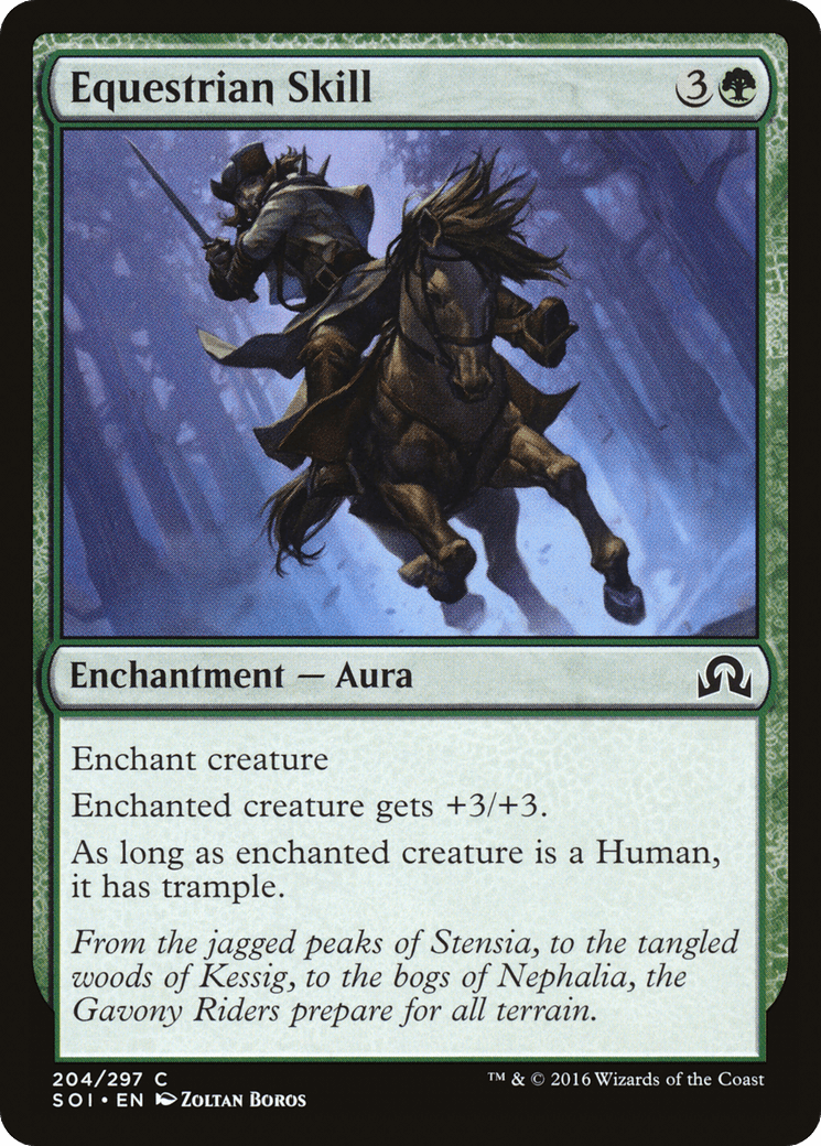 Equestrian Skill [Shadows over Innistrad] Foil