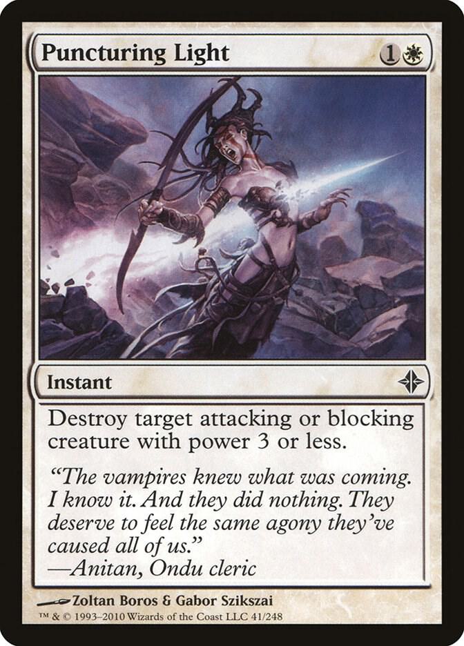 Puncturing Light 41/248 (Rise of the Eldrazi)  - Foil