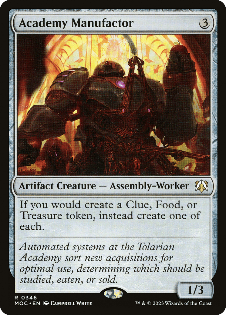 Academy Manufactor [March of the Machine Commander]