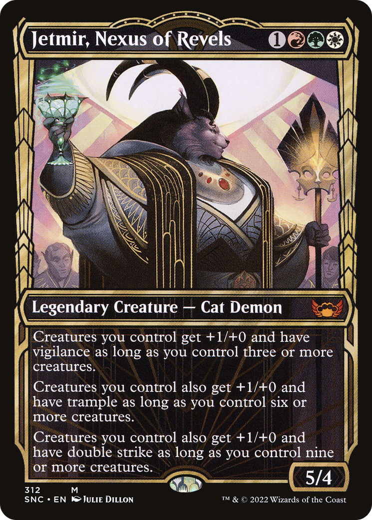 Jetmir, Nexus of Revels (Showcase Golden Age) [Streets of New Capenna] Foil